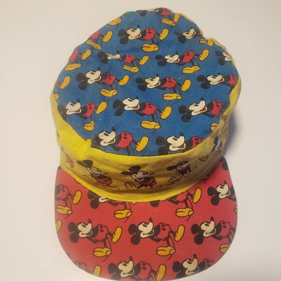 Disney Other - Vintage 80’s Disney Mickey Mouse Youth Kids Painters Hat~ Fresh Caps